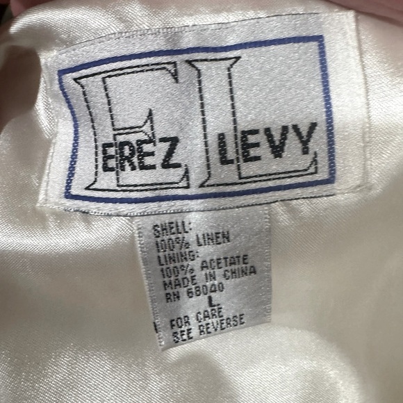 Erez Levy Vest & BellePointe Vintage Long Sleeve Shirt Embroidered w/ beading - Picture 13 of 16